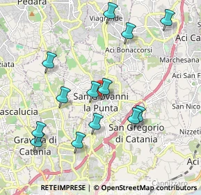 Mappa Via Buscema, 95037 San Giovanni La Punta CT, Italia (2.33538)