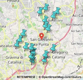 Mappa Via Buscema, 95037 San Giovanni La Punta CT, Italia (2.195)