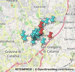 Mappa Via Buscema, 95037 San Giovanni La Punta CT, Italia (0.9095)