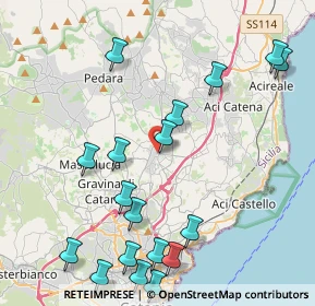 Mappa Via Buscema, 95037 San Giovanni La Punta CT, Italia (5.63278)