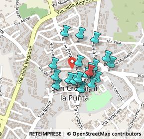 Mappa Via Buscema, 95037 San Giovanni La Punta CT, Italia (0.1815)