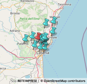 Mappa Via Buscema, 95037 San Giovanni La Punta CT, Italia (7.53071)