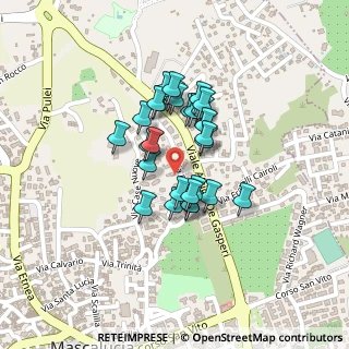 Mappa Via Bruxelles, 95030 Mascalucia CT, Italia (0.17241)