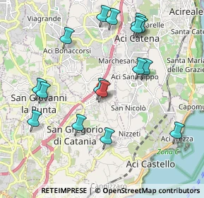 Mappa Piazza del Santuario, 95028 Valverde CT, Italia (2.38938)