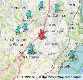 Mappa Piazza del Santuario, 95028 Valverde CT, Italia (2.29636)