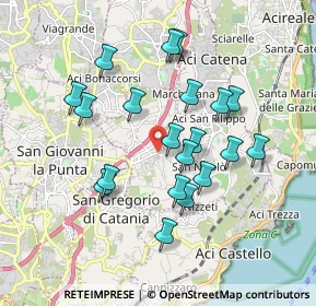 Mappa Piazza del Santuario, 95028 Valverde CT, Italia (1.8835)