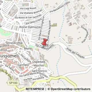 Mappa Via Caltanissetta, 62, 93014 Mussomeli, Caltanissetta (Sicilia)