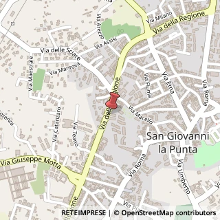 Mappa Via della Regione, 188a, 95037 San Giovanni la Punta, Catania (Sicilia)