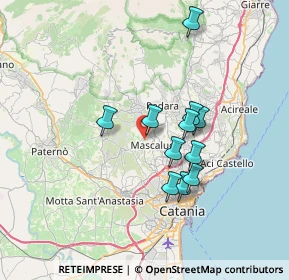 Mappa Via S. Spera, 95030 Mascalucia CT, Italia (6.50364)
