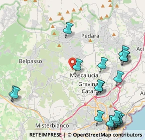 Mappa Via S. Spera, 95030 Mascalucia CT, Italia (6.5475)