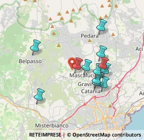 Mappa Via S. Spera, 95030 Mascalucia CT, Italia (3.68417)