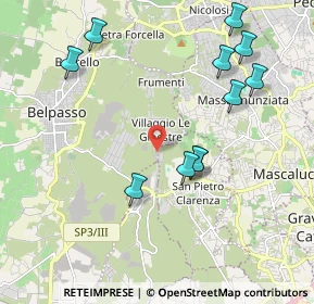 Mappa Via Alcaroli, 95030 San Pietro Clarenza CT, Italia (2.44818)