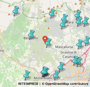 Mappa Via Alcaroli, 95030 San Pietro Clarenza CT, Italia (6.328)
