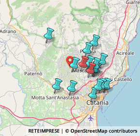 Mappa Via Alcaroli, 95030 San Pietro Clarenza CT, Italia (6.69)