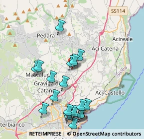 Mappa Piazza Manganelli, 95037 San Giovanni La Punta CT, Italia (4.879)