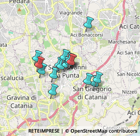 Mappa Piazza Manganelli, 95037 San Giovanni La Punta CT, Italia (1.32438)