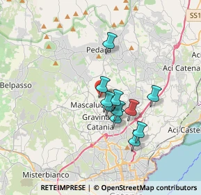 Mappa Via Ragusa, 95030 Tremestieri etneo CT, Italia (2.93909)