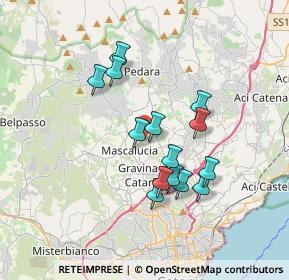 Mappa Via Ragusa, 95030 Tremestieri etneo CT, Italia (3.39929)