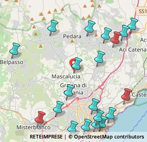 Mappa Via Ragusa, 95030 Tremestieri etneo CT, Italia (6.065)