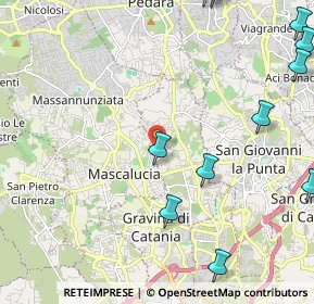 Mappa Via Ragusa, 95030 Tremestieri etneo CT, Italia (3.5225)