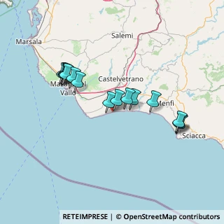 Mappa Via Largomare Orientale, 91022 Castelvetrano TP, Italia (15.124)