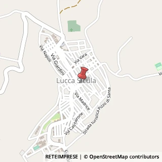 Mappa Corso Vittorio Emanuele, 114, 92010 Lucca Sicula, Agrigento (Sicilia)