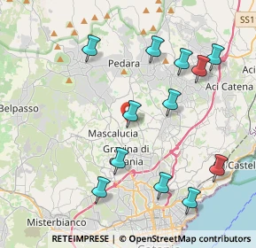 Mappa Via Messina, 95030 Tremestieri Etneo CT, Italia (4.9225)