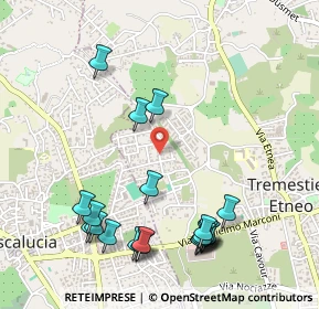 Mappa Via Messina, 95030 Tremestieri Etneo CT, Italia (0.6715)