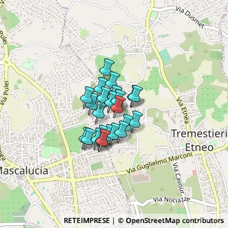 Mappa Via Messina, 95030 Tremestieri Etneo CT, Italia (0.275)