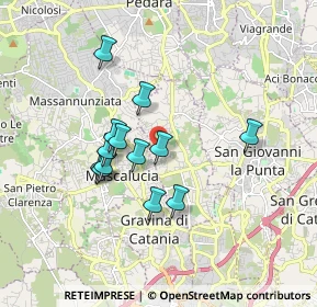 Mappa Via Messina, 95030 Tremestieri Etneo CT, Italia (1.63923)