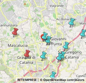 Mappa Via Lecce, 95037 San Giovanni La Punta CT, Italia (2.45818)