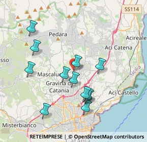 Mappa Via Lecce, 95037 San Giovanni La Punta CT, Italia (4.09083)