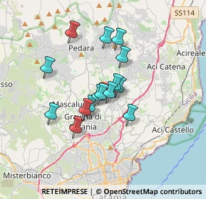 Mappa Via Lecce, 95037 San Giovanni La Punta CT, Italia (2.88533)