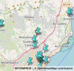 Mappa Via Lecce, 95037 San Giovanni La Punta CT, Italia (6.21471)
