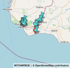 Mappa Via T. F. 161 a Est, 91021 Campobello di Mazara TP, Italia (13.0105)