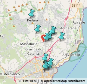 Mappa Via Cosenza, 95037 San Giovanni La Punta CT, Italia (3.78077)