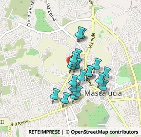 Mappa Via Regione Siciliana, 95030 Mascalucia CT, Italia (0.359)