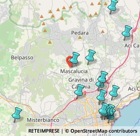 Mappa Via Regione Siciliana, 95030 Mascalucia CT, Italia (6.18867)