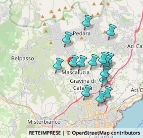 Mappa Via Regione Siciliana, 95030 Mascalucia CT, Italia (3.65333)