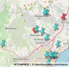 Mappa Via Regione Siciliana, 95030 Mascalucia CT, Italia (6.12533)