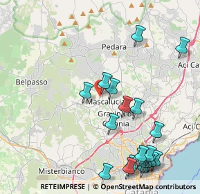 Mappa Via Regione Siciliana, 95030 Mascalucia CT, Italia (5.7365)