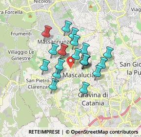 Mappa Via Regione Siciliana, 95030 Mascalucia CT, Italia (1.3655)