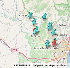 Mappa Piazzale Civiltà del Lavoro, 95047 Paternò CT, Italia (7.02583)