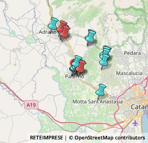 Mappa Piazzale Civiltà del Lavoro, 95047 Paternò CT, Italia (5.1035)