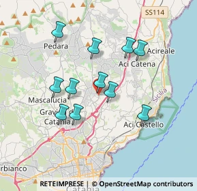 Mappa Viale Marco Polo, 95037 San Giovanni La Punta CT, Italia (3.49636)