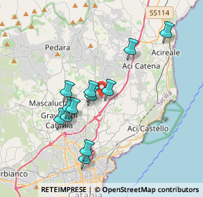 Mappa Viale Marco Polo, 95037 San Giovanni La Punta CT, Italia (3.7625)