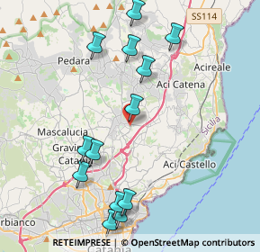 Mappa Viale Marco Polo, 95037 San Giovanni La Punta CT, Italia (5.04769)