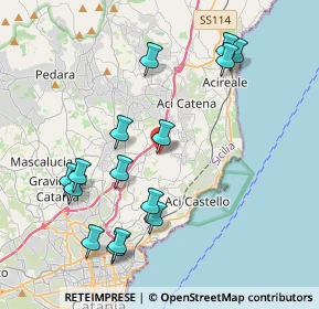 Mappa Via Alessandro Manzoni, 95028 Valverde CT, Italia (4.81)