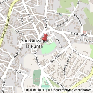 Mappa Via IV Novembre, 18, 95037 San Giovanni la Punta, Catania (Sicilia)