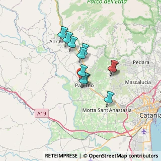 Mappa SS121 km. 27, 95047 Paternò CT, Italia (5.74455)